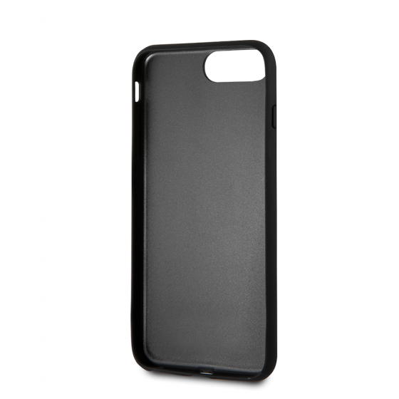 IPHONE 8 PLUS & IPHONE 7 PLUS BMW NAVY STRIPE/ PU CARBON FIBER HARD CASE(133)