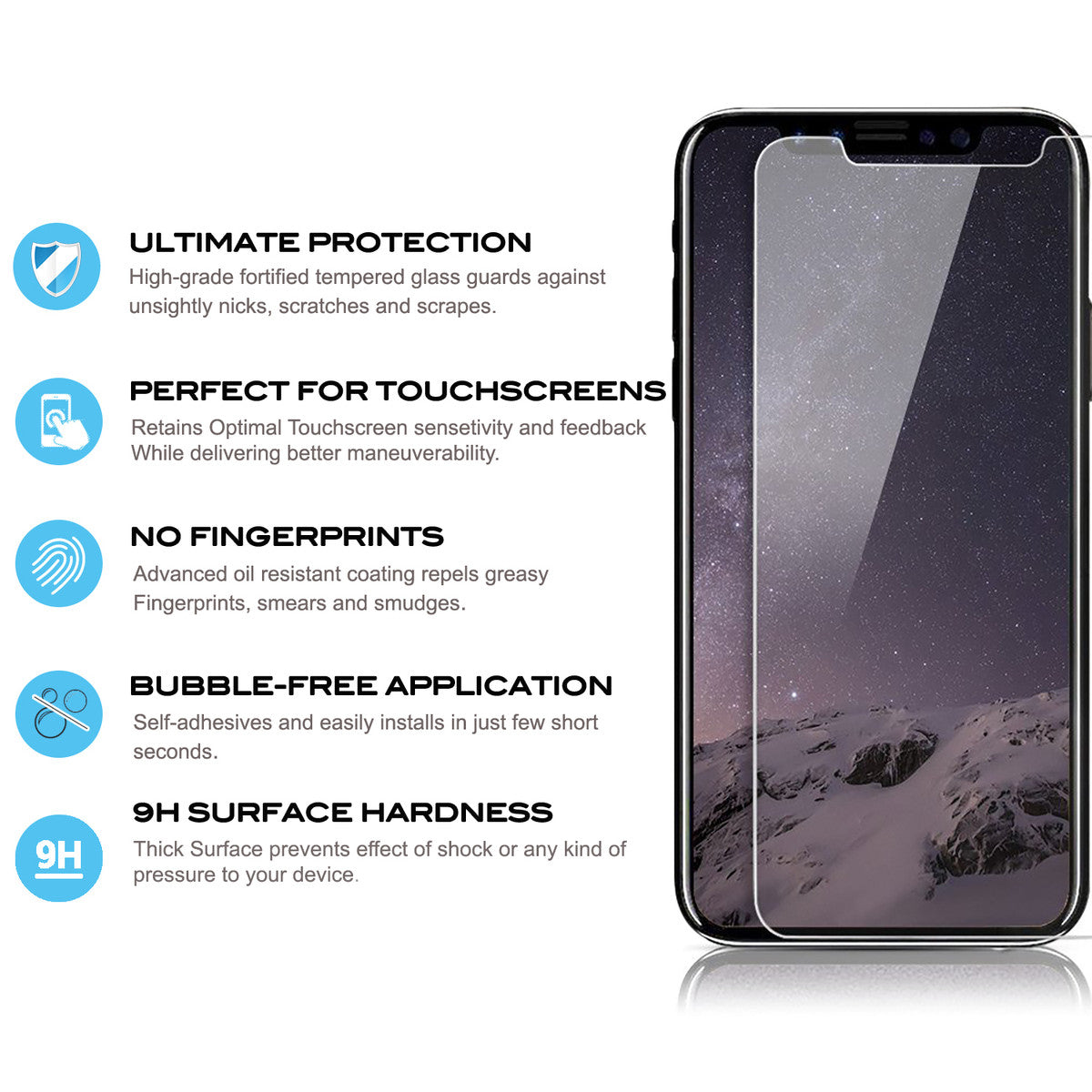 Apple IPhone 11 Pro Max / XS Max Tempered Glass High Impact Screen Protector (9430)