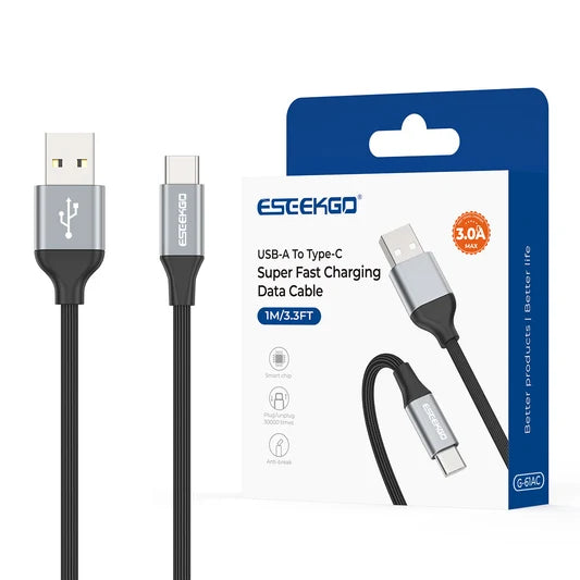 ESEEKGO G-61AC 1M/3.3FT USB To Type-C data cable (1108124) (MSRP $39.99)
