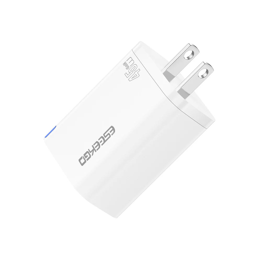 ESEEKGO T-45UB QC3.0 GaN PD45W Dual Ports Travel Charger ( 1103752) (MSRP $39.99)