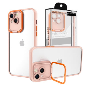 Apple iPhone 14 Max Chrome Premium Case - Clear/Light Pink (1104579)