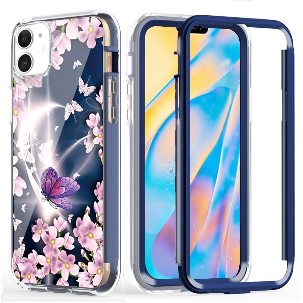 Apple iPhone 12 Mini 5.4 Craze Fashion Design Case Cover - Butterfly Garden (110199)