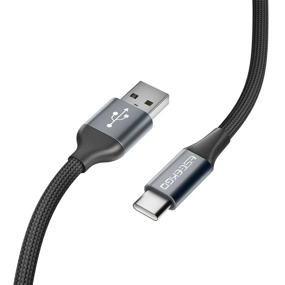 ESEEKGO G-63AC 10FT USB-A to Type-C Data Cable Black   ( 1103751) (MSRP $29.99)