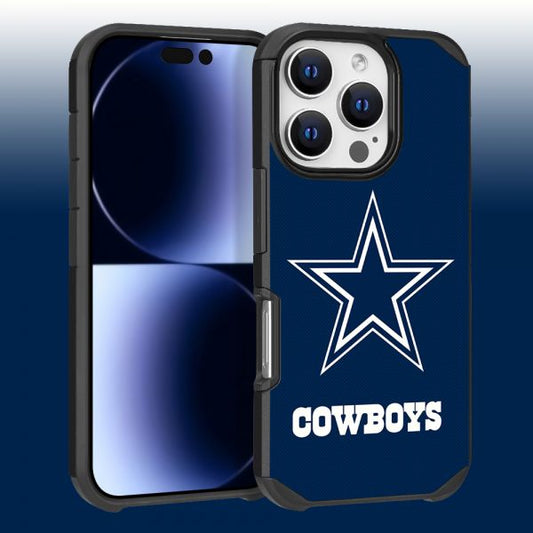Apple iPhone 16 Pro Max (6.9) - NFL Licensed Dallas Cowboys Team Logo on Blue Textured Dual Layer Case (1103125) (MSRP $44.99)