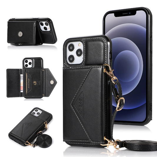 Apple iPhone SE2 (2020) 8/7 ELEGANT Wallet Case ID Money Holder Case Cover - Black (1103016)