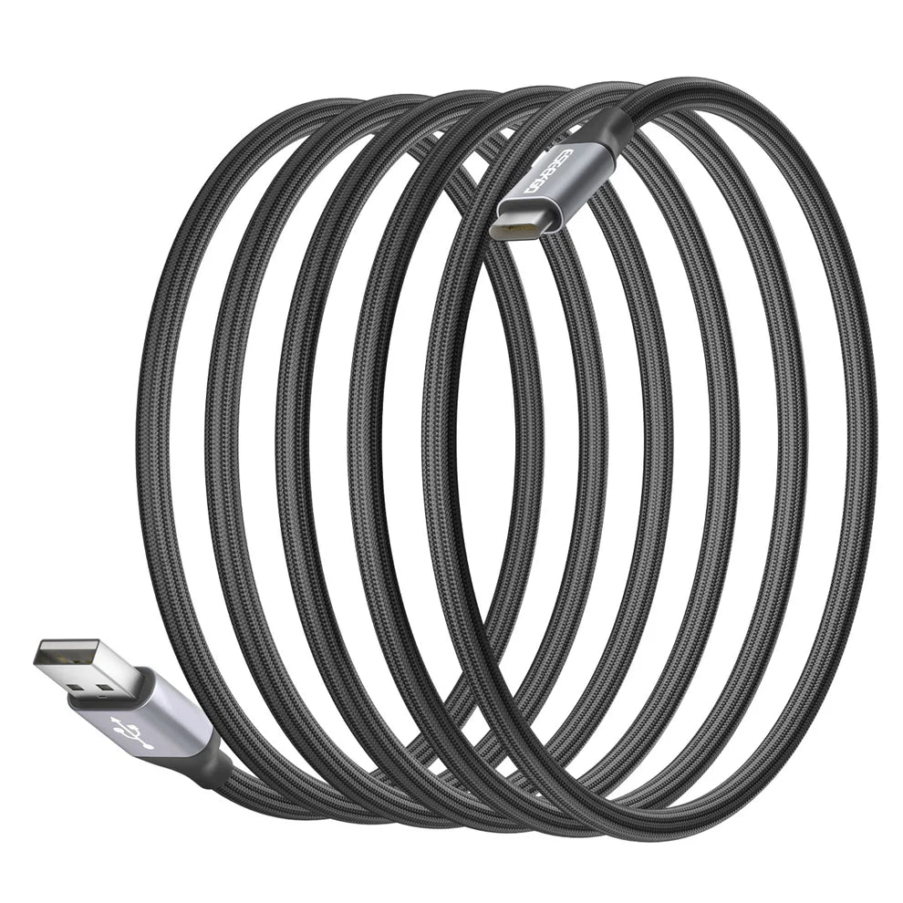 ESEEKGO G-63AC 10FT USB-A to Type-C Data Cable Black   ( 1103751) (MSRP $29.99)