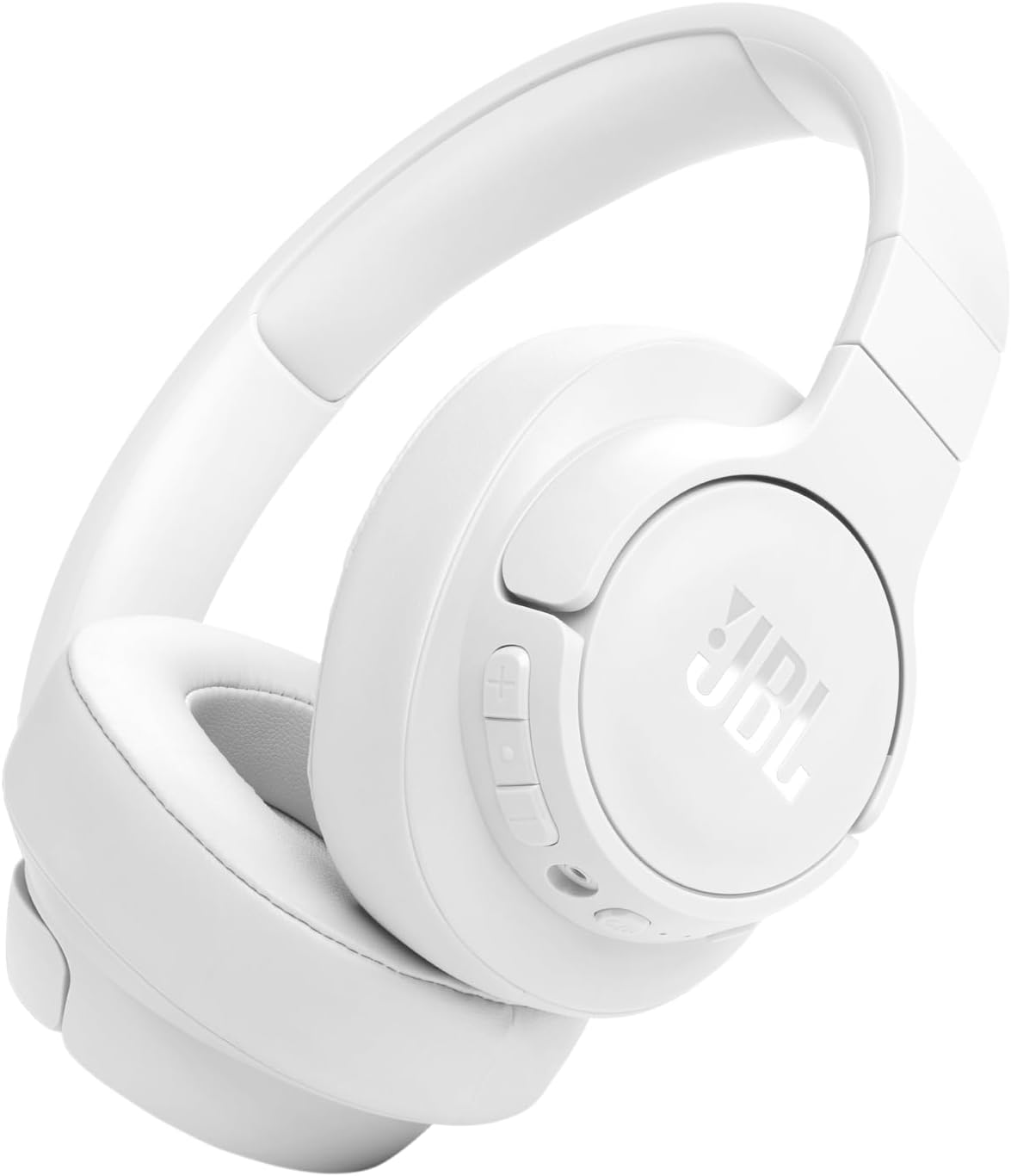 JBL Tune 770NC - Adaptive Noise Cancelling with Smart Ambient Wireless Over-Ear Headphones, Bluetooth 5.3, Up to 70H Battery Life with Speed Charge, Lightweight, Comfortable & Foldable Design (White) ( 1107653) (MSRP $149.99)