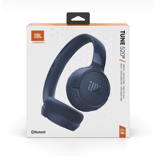 JBL Tune 520BT - Wireless On-Ear Headphones - Blue (1107053)