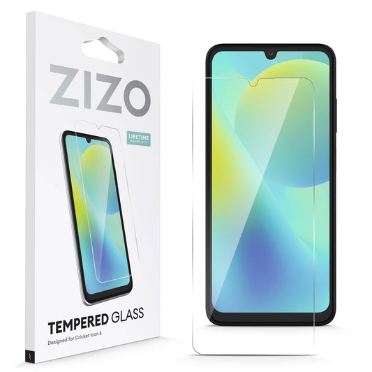 Zizo TEMPERED GLASS Screen Protector for Cricket Icon 6 Clear (1107180)
