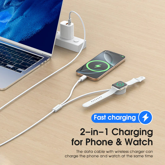 ESEEKGO AW-21C Wireless Fast Charging For Apple Watch & Type-C To Type-C Charging cable ( 1103753) (MSRP $69.99)