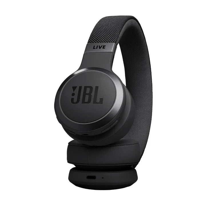 JBL Live 670NC - Wireless On-Ear Headphones with True Adaptive Noise Cancelling - Black (1103158) (MSRP $149.99)