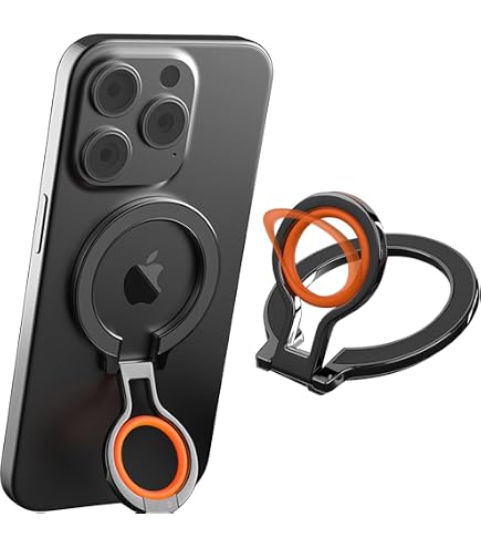 Magnetic Phone Ring Holder for MagSafe, Rotating Phone Grip Stand Finger Ring for iPhone17  16 15 14 13 12 Pro/Pro Max/Plus/Mini MagSafe ( 1108006) (MSRP $39.99)