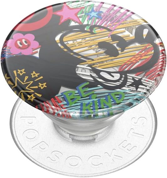 PopSockets Adhesive Phone Grip, Holder, Phone Stand, Disney - Mickey Be Kind ( 1107887) (MSRP $29.99)