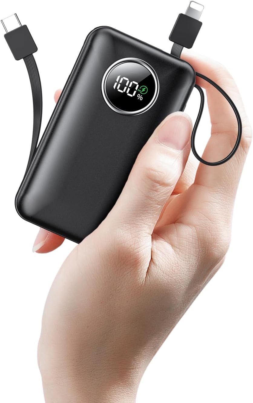 ATALAX POWER BANK X104 10,000mAh (PD=30W) - BLACK (1107512)