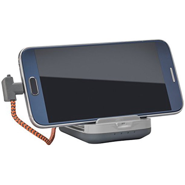 Ventev Chargestand 3000C Backup Battery / Dock For USB C Devices - Gray (1103429)