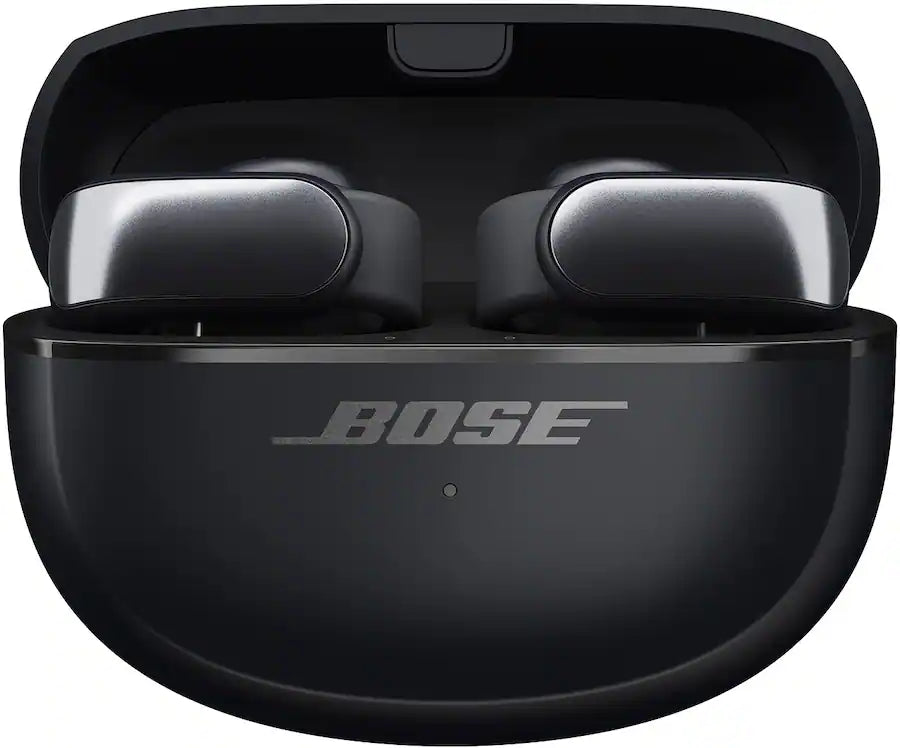 Bose Ultra Open Earbuds - Bluetooth Open Ear Earbuds with OpenAudio for Awareness, Clip-On Design for Comfort, Water Resistant, Up to 48 Hrs of Playtime, Black - Limited Edition Color  ( 1103685) (MSRP $259.99)