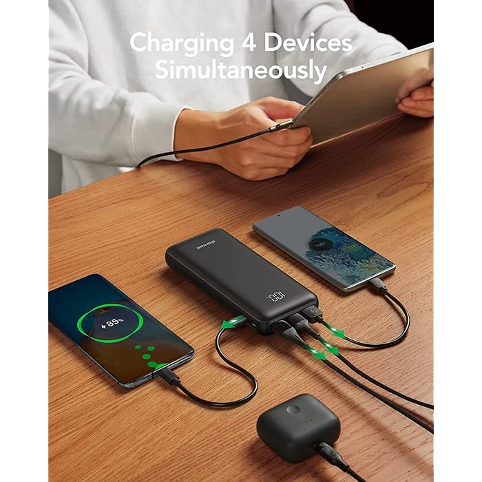 ATALAX POWER BANK X202 20000mAh (PD=30W) - BLACK (1107513)