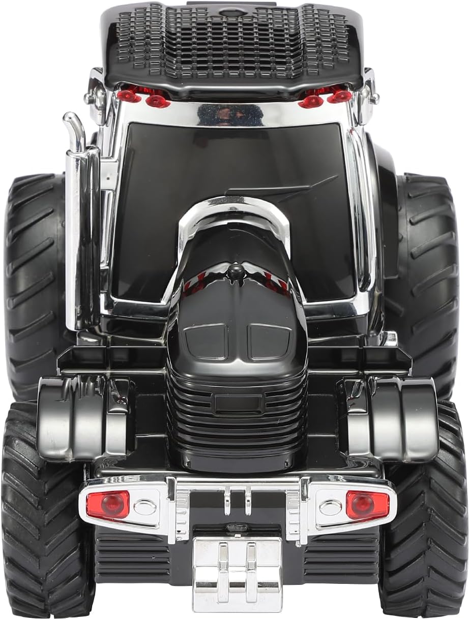 WS-560 Modern Tractor Bluetooth Replica Speaker – Portable Wireless Speaker with HD Sound, TWS, LED Party Light, USB/TF, FM, Built-in Microphone, Surprise Gift (Black) ( 1103708) (MSRP $49.99)