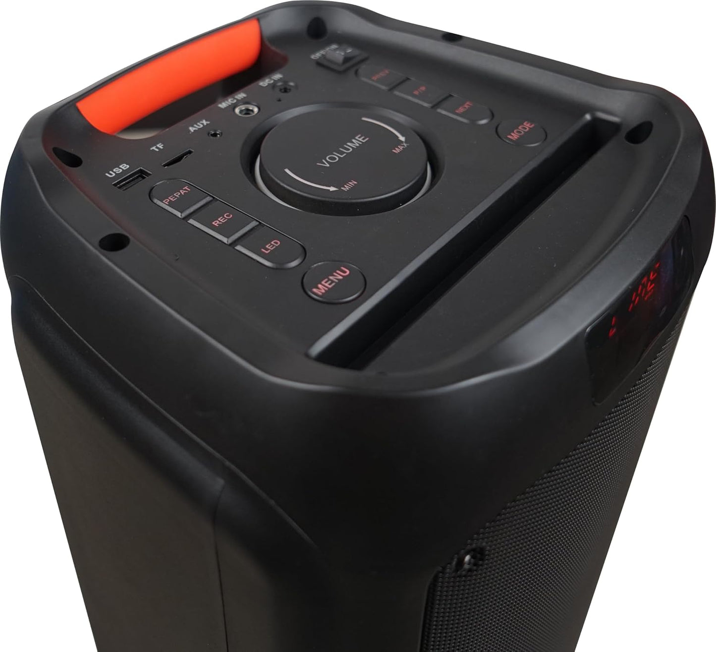 VIDVIE Generic Portable Bluetooth Speaker with Subwoofer, Rich Bass, Wireless Speaker for Outdoor, Camping, Indoor (Black) ( 1108041) (MSRP $139.99)