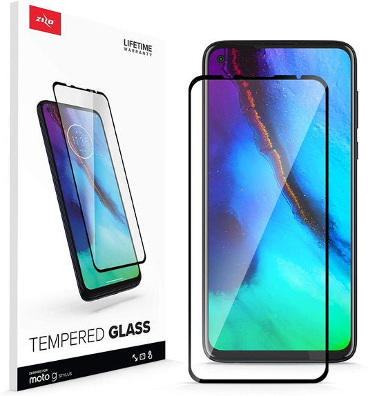 Moto G Play (2021) ZIZO TEMPERED GLASS Screen Protector- Black (1100579)