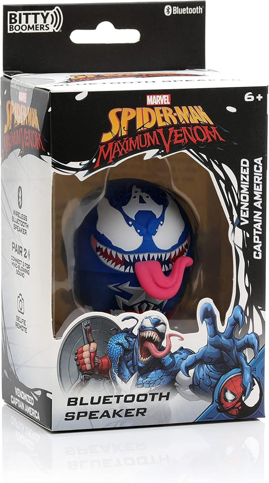 Bitty Boomers Marvel: Venomized Captain America - Mini Bluetooth Speaker (1107913) (MSRP $49.99)