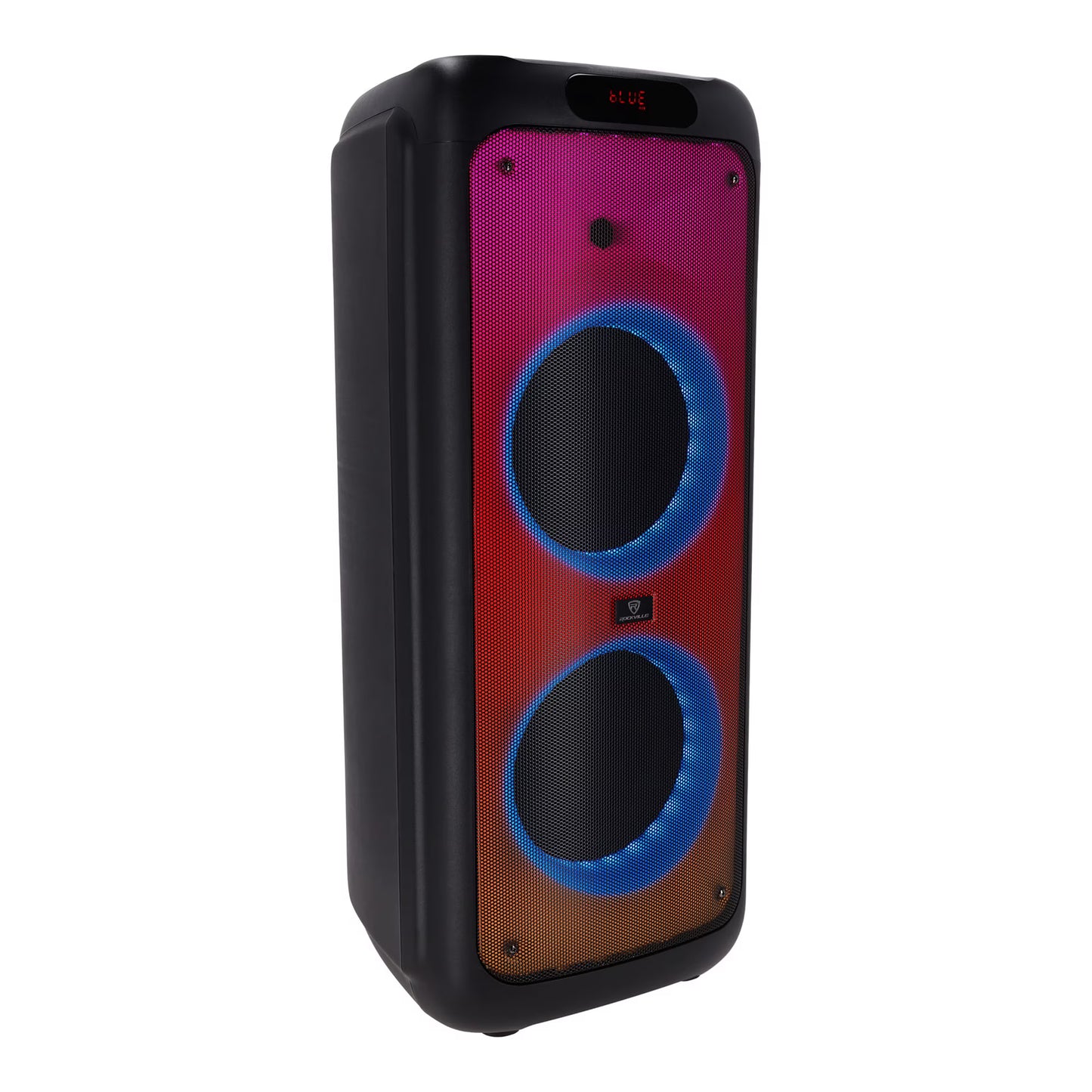 VIDVIE 1002 BASS PARTY 10 Dual 10 inch Portable Battery LED Party Bluetooth Speaker (Black) ( 1108035) (MSRP $439.99) (Only For Pick NO Shipping )