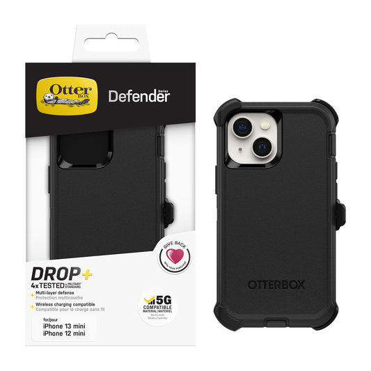Apple iPhone 13 Mini Otterbox DEFENDER Multi-layer Rugged Case - BLACK (1103266)