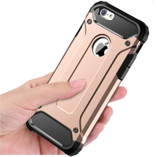 iPhone 7/8 Hybrid Armor TPU PC Case  Rose Gold 1645