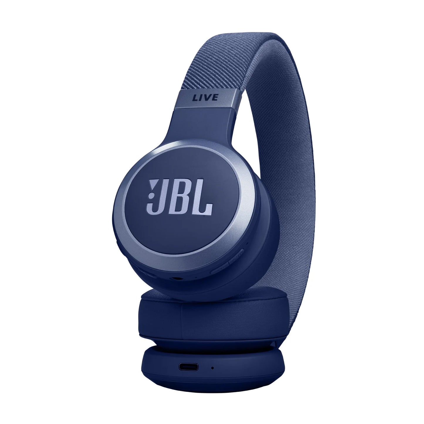 JBL Live 670NC - Wireless On-Ear Headphones with True Adaptive Noise Cancelling - Blue (1103159) (MSRP $149.99)