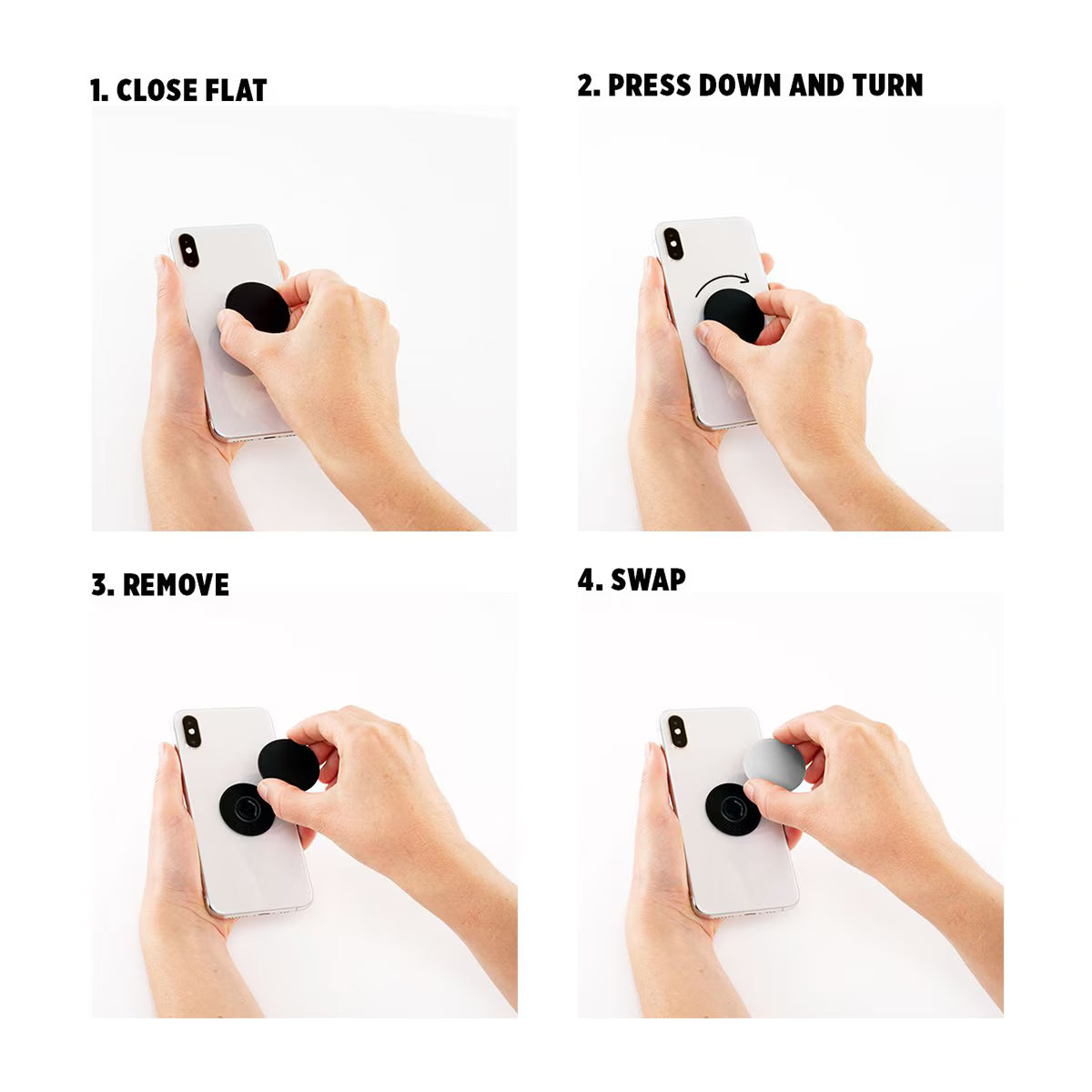 PopSockets   MagSafe POPGRIP Swappable Phone Grip Clear ( 1103703) (MSRP $39.99)