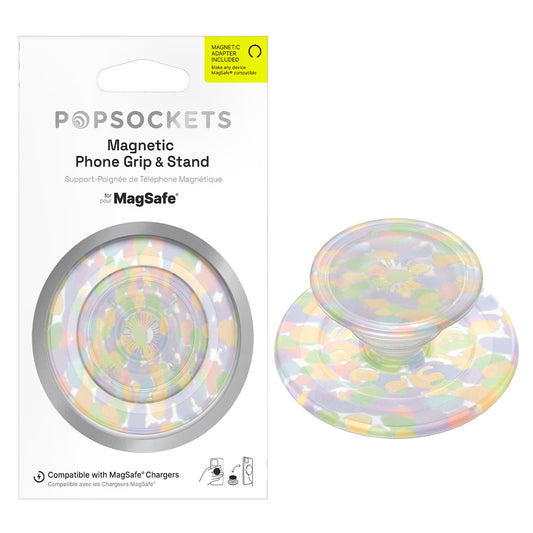 PopSockets   MagSafe POPGRIP Swappable Phone Grip Rainbow Glass (1103143) (MSRP $39.99)