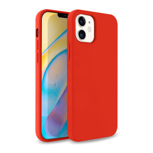 Apple iPhone 13 Pro  Liquid Silicone Case - Light RED (1104021)