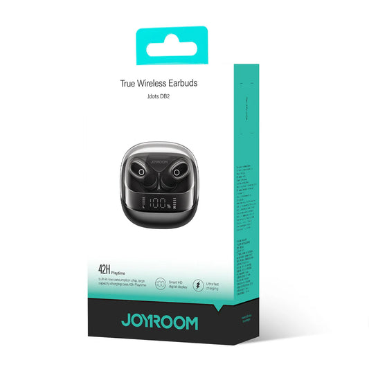 JR-DB2 True Wireless Earbuds with Digital screen- Black (1107095)