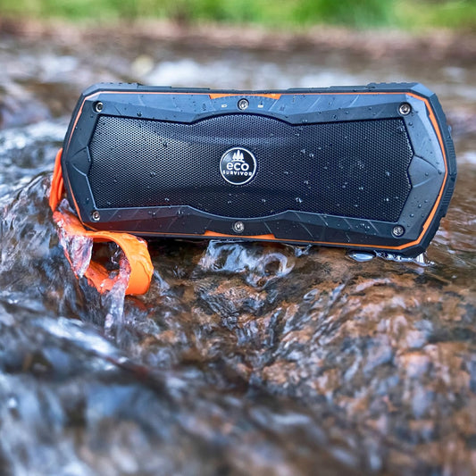 EcoSurvivor Portable USB Charging Bluetooth Speaker, Built in Battery Backup - Black  (1107711)