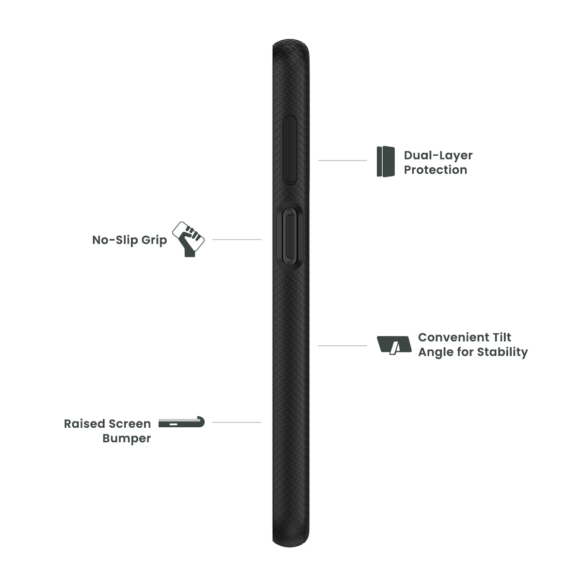 Samsung Galaxy A23 5G QUIKCELL GRAND ADVOCATE Dual-Layer Kickstand Case - ARMY GREEN (1104817)