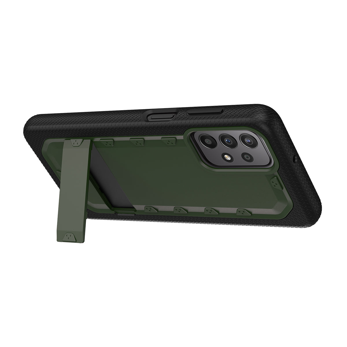Samsung Galaxy A23 5G QUIKCELL GRAND ADVOCATE Dual-Layer Kickstand Case - ARMY GREEN (1104817)