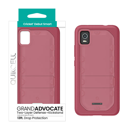 QUIKCELL Cricket Debut Smart GRAND ADVOCATE Dual-Layer Kickstand Case DESERT PINK  (1104901)