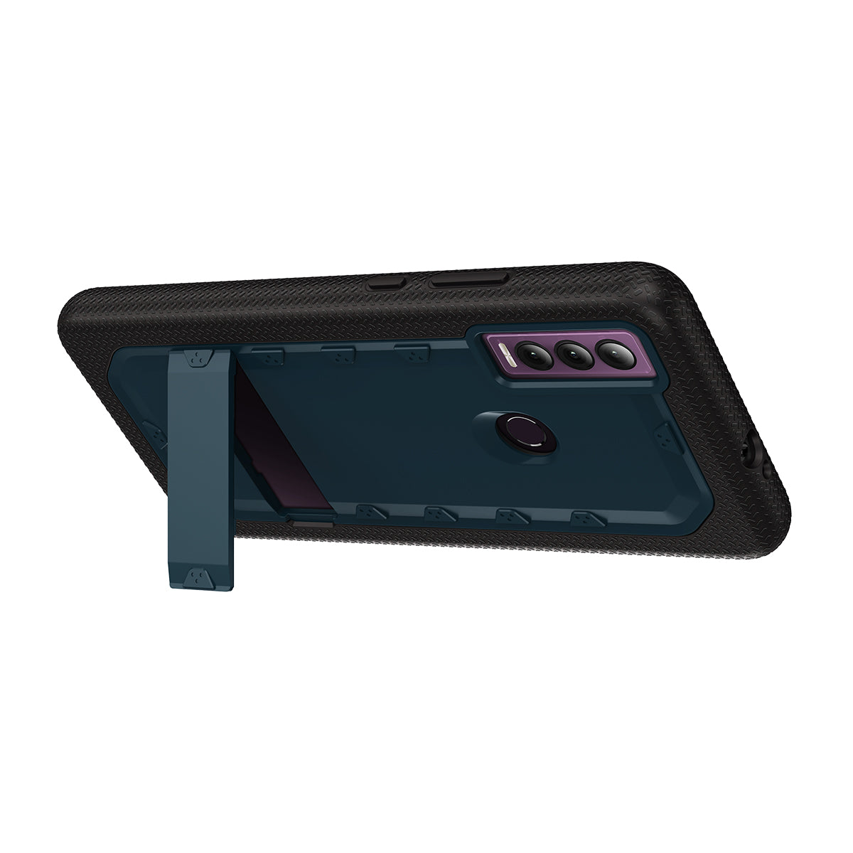 Cricket Ovation 3 QUIKCELL GRAND ADVOCATE Dual-layer Kickstand Case - NAVY BLUE (1105309)