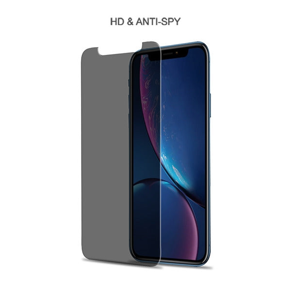 Apple iPhone 11 (6.1) / XR MyBat Privacy Tempered Glass Screen Protector (2.5D) - Transparent Smoke (1101216)