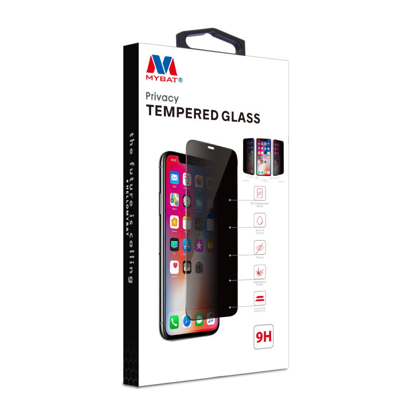 Apple iPhone 11 (6.1) / XR MyBat Privacy Tempered Glass Screen Protector (2.5D) - Transparent Smoke (1101216)