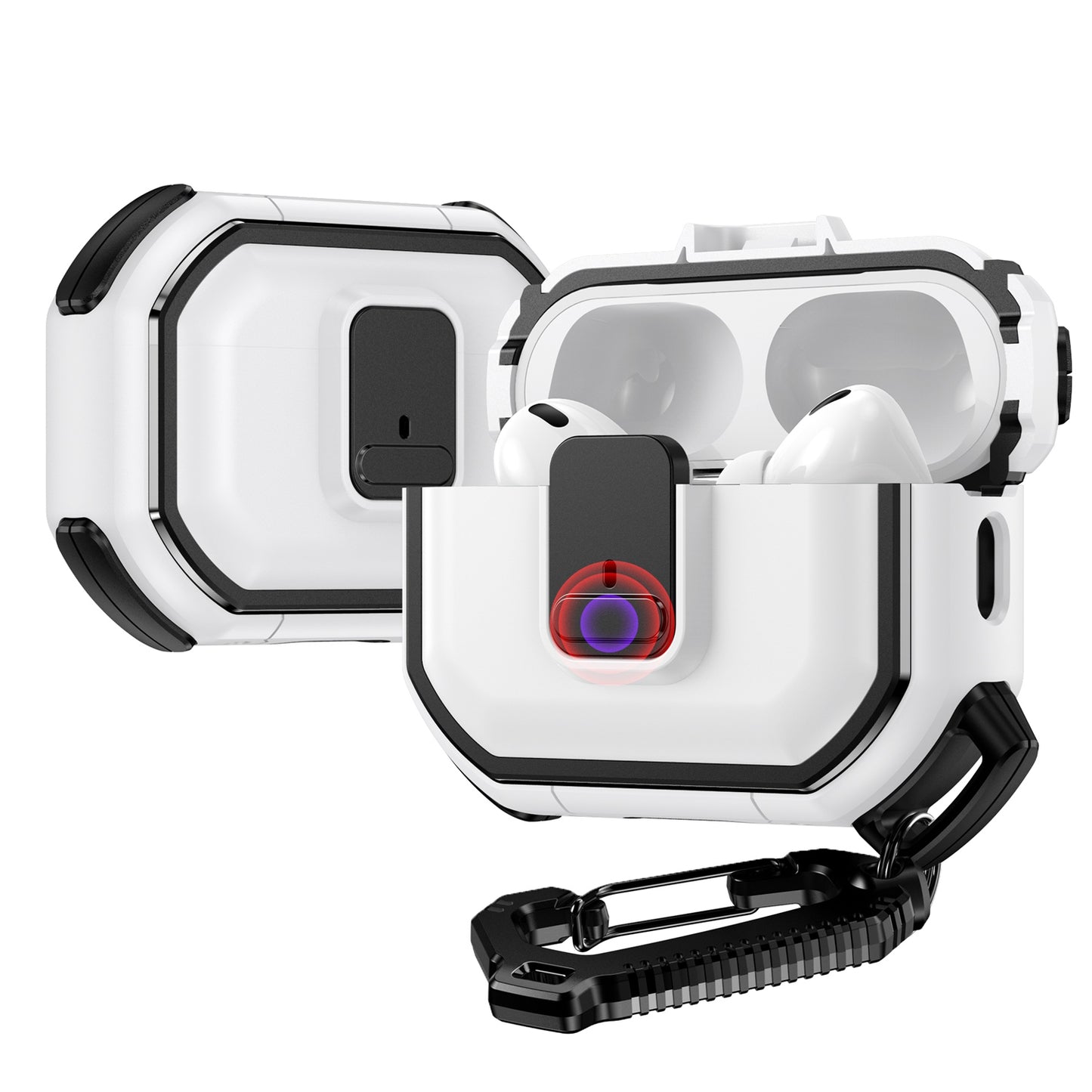AirPods Pro 3 2025 (3rd Version) Switch Button Hybrid with Belt Loop - White (11037773) ($39.99 MSRP)