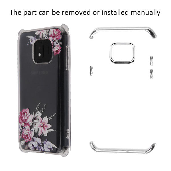 Samsung Galaxy J2 Pure / J2 Core / J2 Diamante Klarion Candy Skin Cover - Electroplating Silver (752)