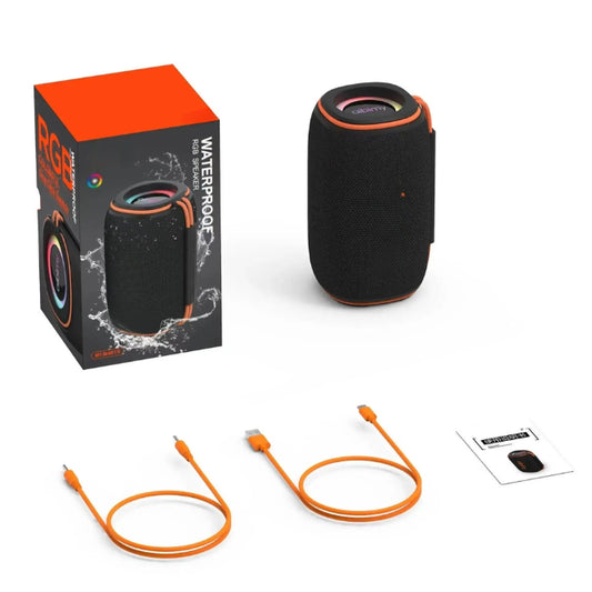 Aibimy MY266BTS Waterproof RGB Speaker  - Black ( 1103713) (MSRP $69.99)