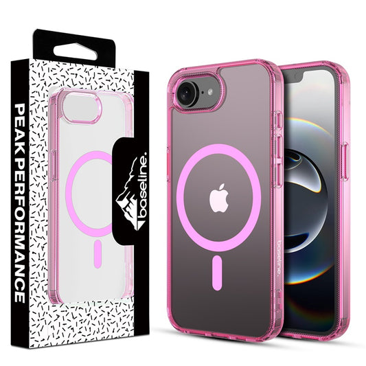 baseline Clear Series w/ MagSafe Case for Apple iPhone 16e - Transparent Pink ( 1103462) (MSRP $39.99)