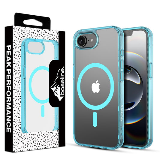 baseline Clear Series w/ MagSafe Case for Apple iPhone 16e - Transparent Blue ( 1103463) (MSRP $39.99)