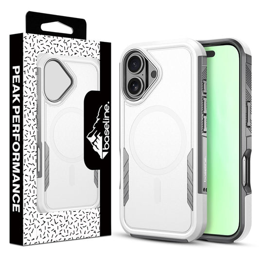 baseline Fortress Series MagSafe Case for Apple iPhone 17 - White (1103277) (MSRP $49.99)