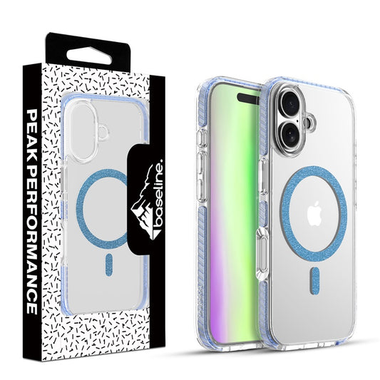baseline Shimmer Series MagSafe Case for Apple iPhone 17 - Blue (1103273) (MSRP $49.99)