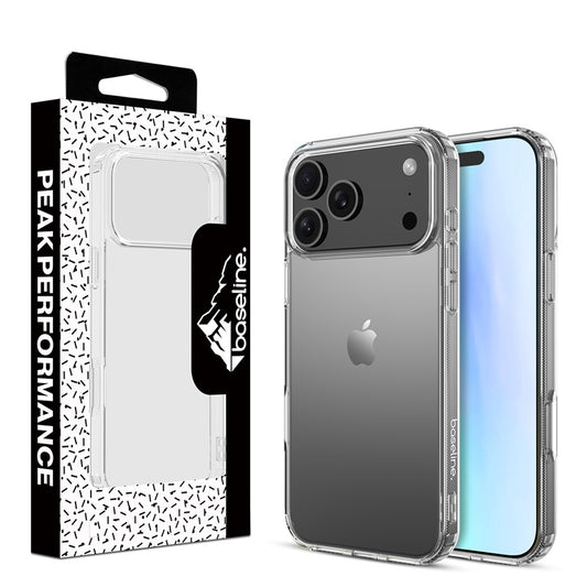 baseline Sturdy Gummy Cover for Apple iPhone 17 Pro - Highly Transparent Clear / Transparent Clear (1103293) (MSRP $39.99)