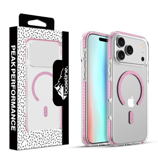 baseline Shimmer Series MagSafe Case for Apple iPhone 17 Pro - Rose Gold (1103295) (MSRP $39.99)