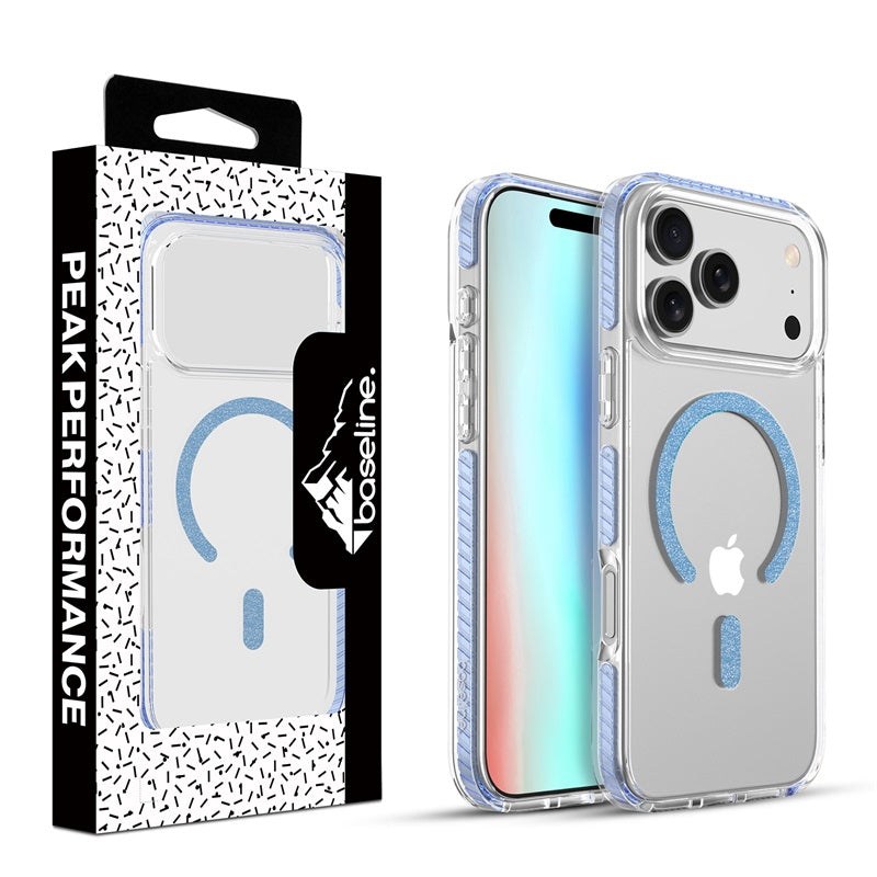 baseline Shimmer Series MagSafe Case for Apple iPhone 17 Pro Max - Blue(1103313) (MSRP $49.99)